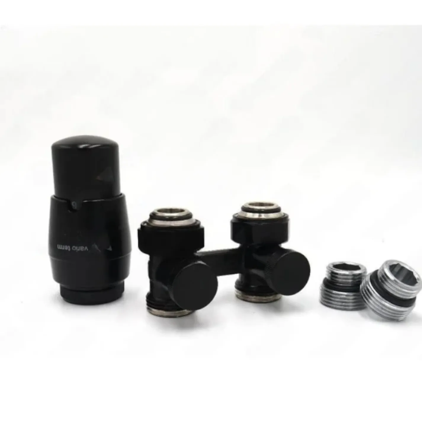 Комплект термостатичний Vario Term V ELEGANT матовий чорний (EPRNYGS0224C/FK) - Фото 1