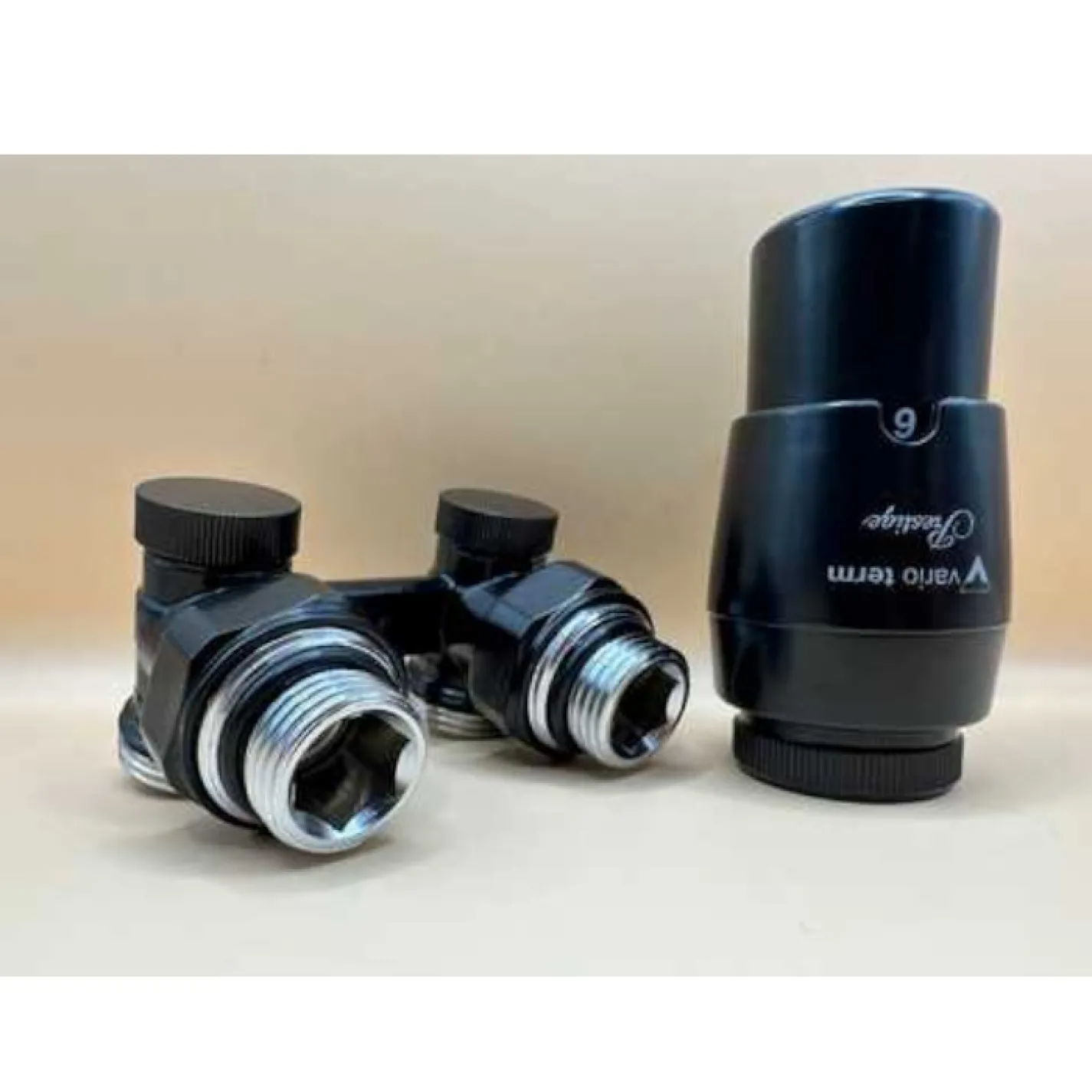 Комплект термостатичний Vario Term V ELEGANT матовий чорний (EPRNYGS0224C/FK) - Фото 2