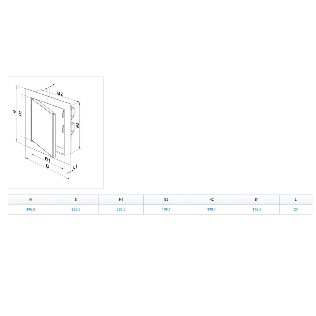Ревізійні дверцята Vents ДМ 200х400 (0000226378) - Фото 4