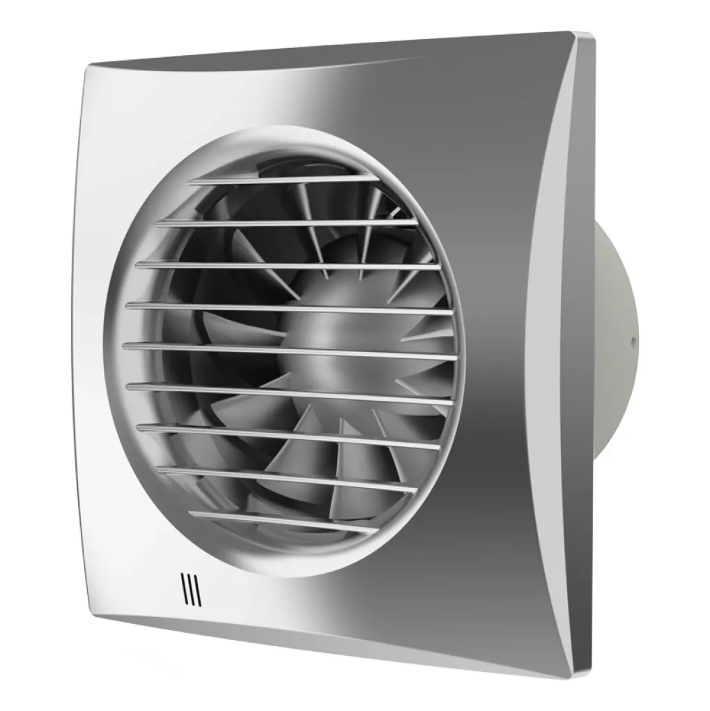 Витяжной вентилятор Вентс Квайт-Майлд 125 T алюминиевый мат (0688387978)- Фото 1