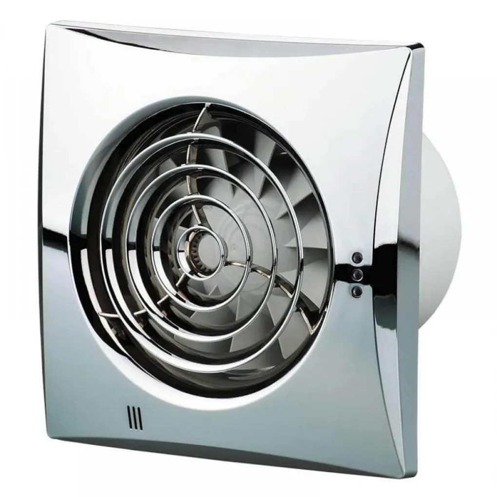 Вытяжной вентилятор Вентс Квайт 100 В хром- Фото 1