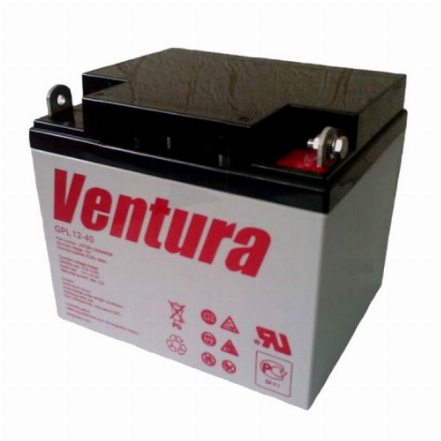 Свинцово-кислотный аккумулятор для ИБП Ventura GPL 12-40