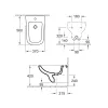 Підвісне біде Villeroy&Boch Joyce (54070001)- Фото 4
