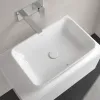 Умивальник на стільницю Villeroy&Boch Architectura White Alpin з переливом (5A276001)- Фото 2
