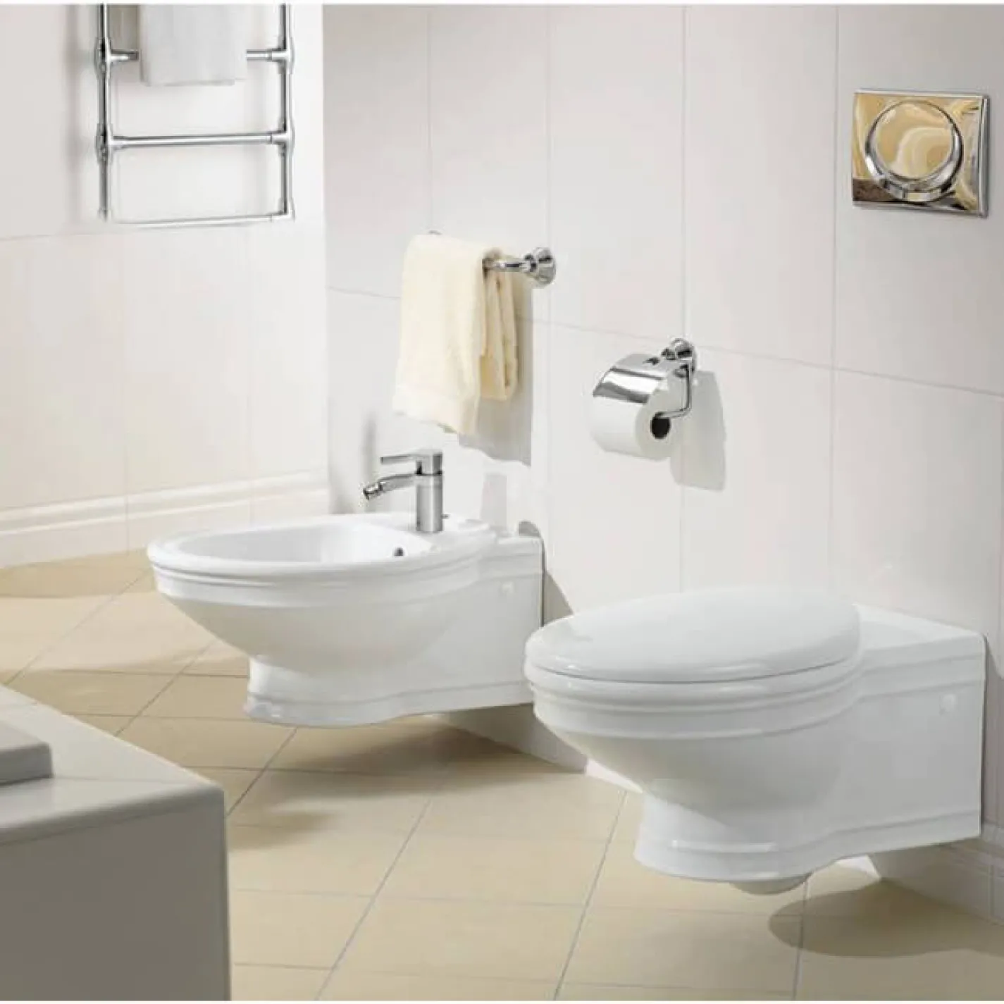 Биде подвесное Villeroy&Boch Amadea (7E86B0R2) - Фото 3