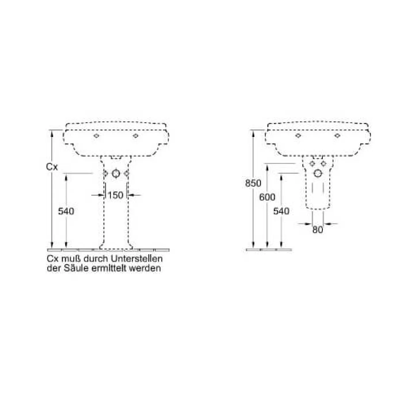 Раковина Villeroy&Boch Hommage белый 7101KGR2 - Фото 3
