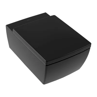 Унітаз підвісний Villeroy & Boch Memento 2.0 Ebony Ceramic Plus чорний (4633R0S5)