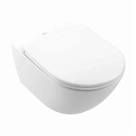 Унітаз підвісний Villeroy&Boch Subway 3.0 Slim з сидінням (4670T901)