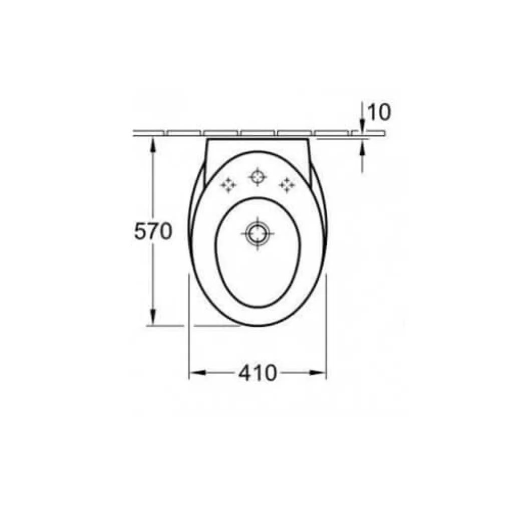 Биде напольное Villeroy&Boch Aveo (742100R2)- Фото 2