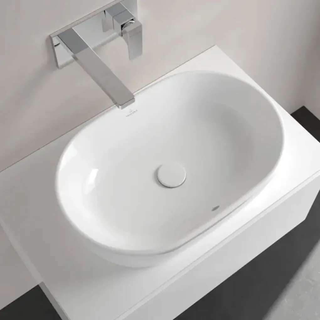 Умывальник на столешницу Villeroy&Boch Architectura White Alpin с переливом (5A266001)- Фото 2