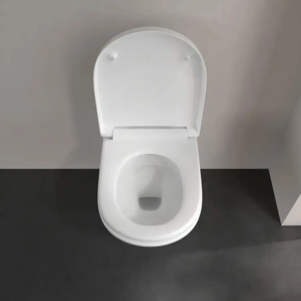 Унітаз підвісний Villeroy&Boch O.Novo з сидінням Soft closing (5660H101)- Фото 3