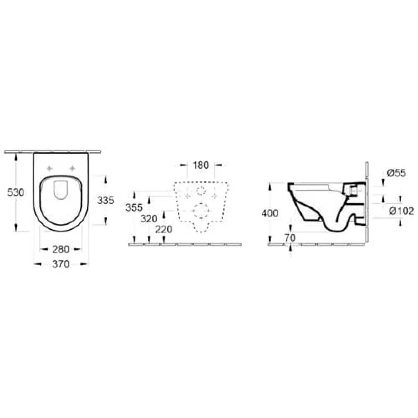 Унітаз підвісний Villeroy&Boch Architectura Directflush без обідка з кришкою Soft Closing - Фото 3