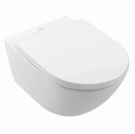 Унітаз консольний Villeroy&Boch Subway 3.0 TwistFlush SoftClosing 8M42S101 Combi-Pack