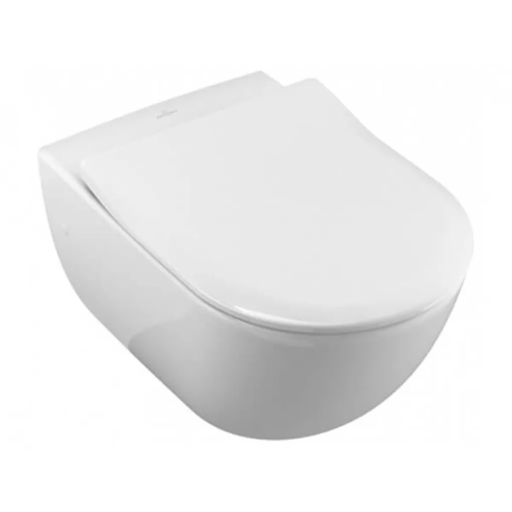 Унитаз консольный Villeroy&Boch Avento DirectFlush + крышка SlimSeat 9M87S1 (5656RS01)- Фото 1