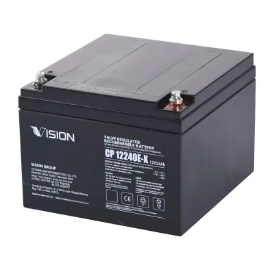 Аккумуляторная батарея Vision CP 12В, 24Ач, AGM (CP12240E-X)