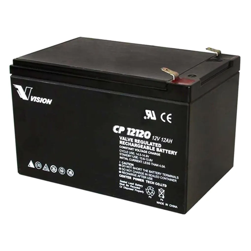 Акумуляторна батарея Vision CP 12В, 12Ач, AGM (CP12120)- Фото 1