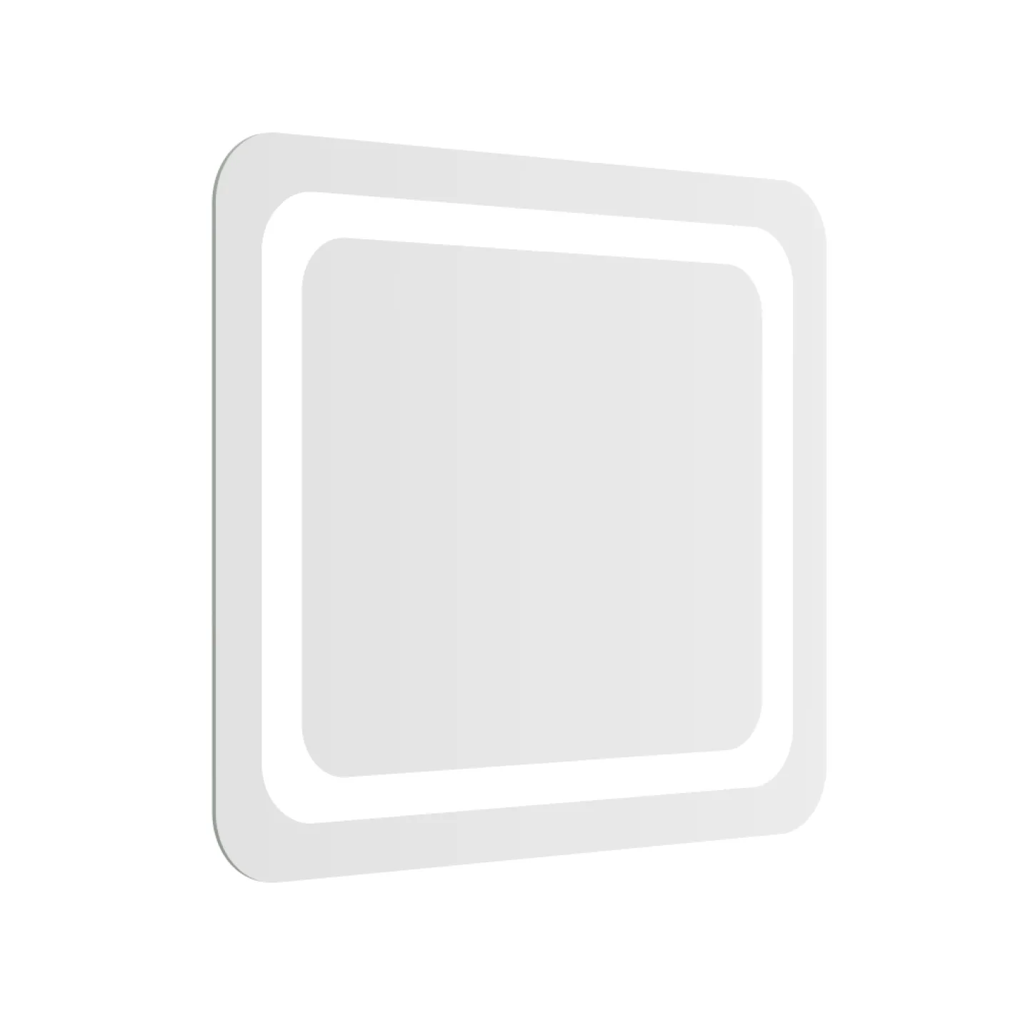 Зеркало Volle LUNA TANGA 60х70, с подсветкой и кнопочным выключателем (1648.52116700) - Фото 1