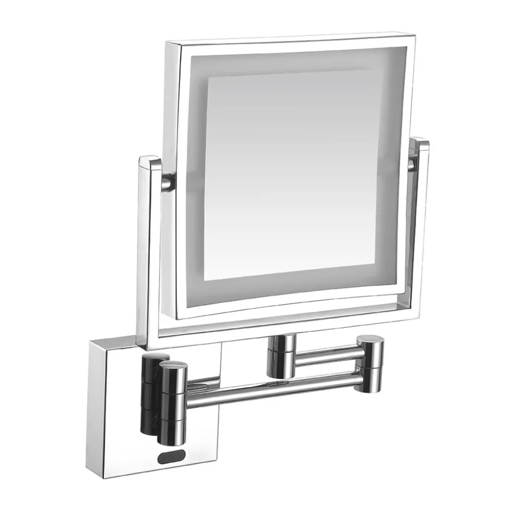 Зеркало квадратное Volle с датчиком движения подвесное, cromo (2500.280601)- Фото 1