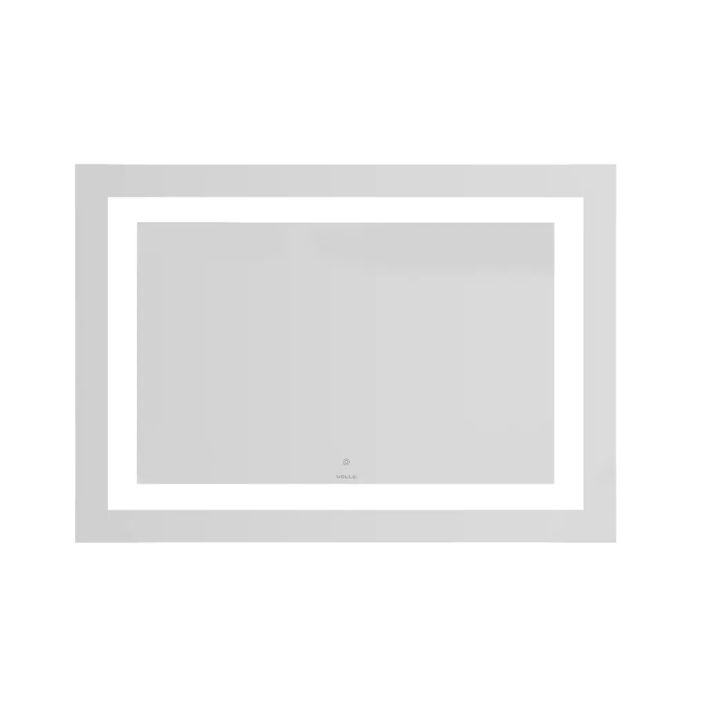 Дзеркало Volle LUNA CUADRO 70х100, з підсвічуванням та сенсорним вимикачем (1648.53121700)- Фото 1
