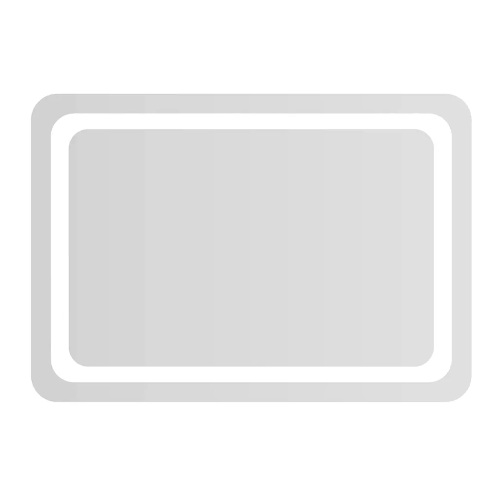 Дзеркало Volle LUNA TANGA 100х70, з підсвічуванням та кнопковим вимикачем (1648.52111700)- Фото 1