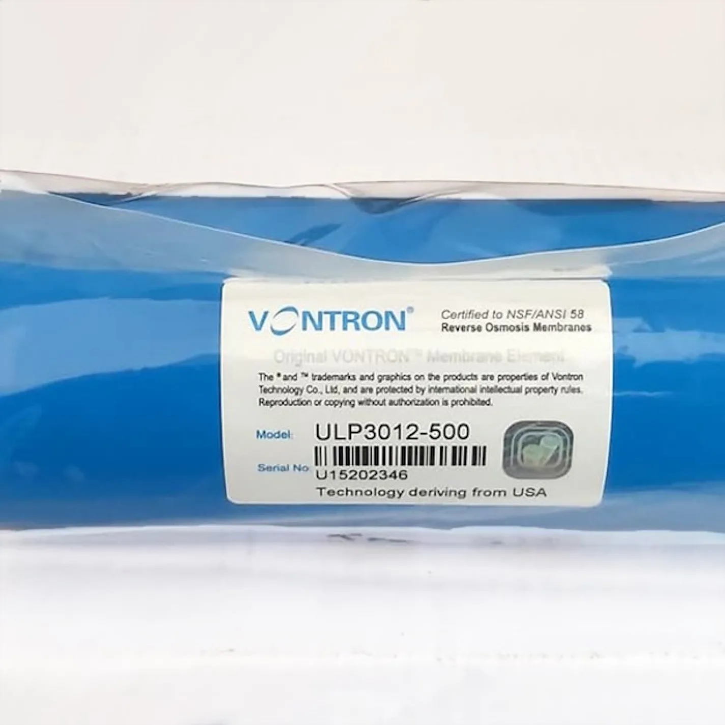 Мембрана для обратного осмоса Vontron ULP3012-500 (VONTRON ULP3012-500) - Фото 2