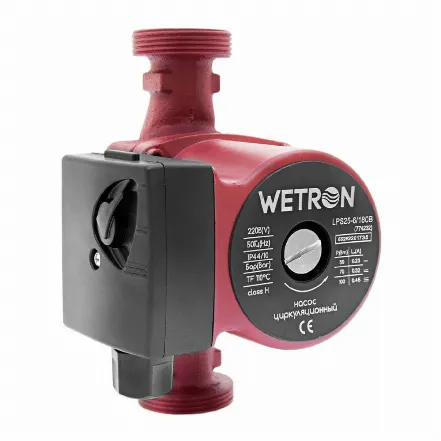 Циркуляційний насос Wetron LР325-6/180С 100 Вт 50 л/хв + гайки Ø1