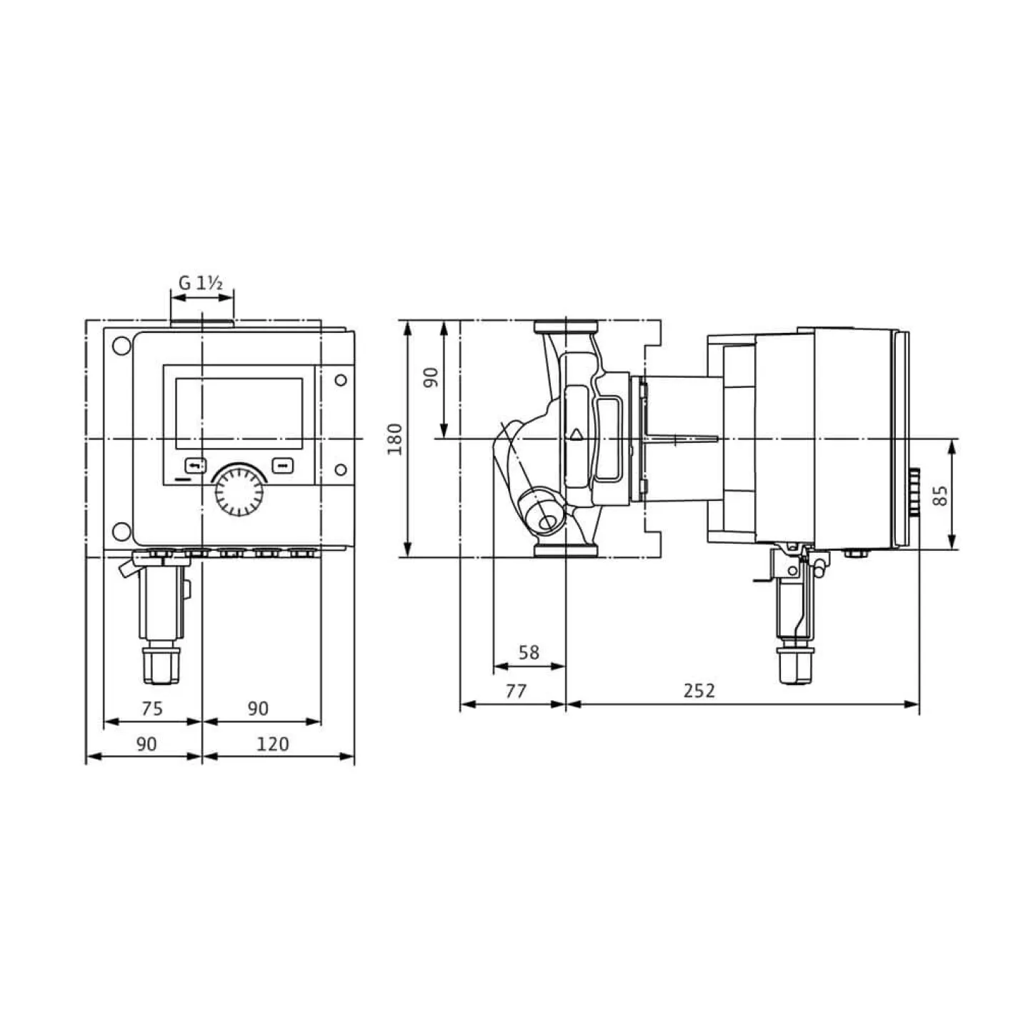 Циркуляційний насос Wilo Stratos MAXO 25/0,5-8 PN10-R7 (2217894) - Фото 1