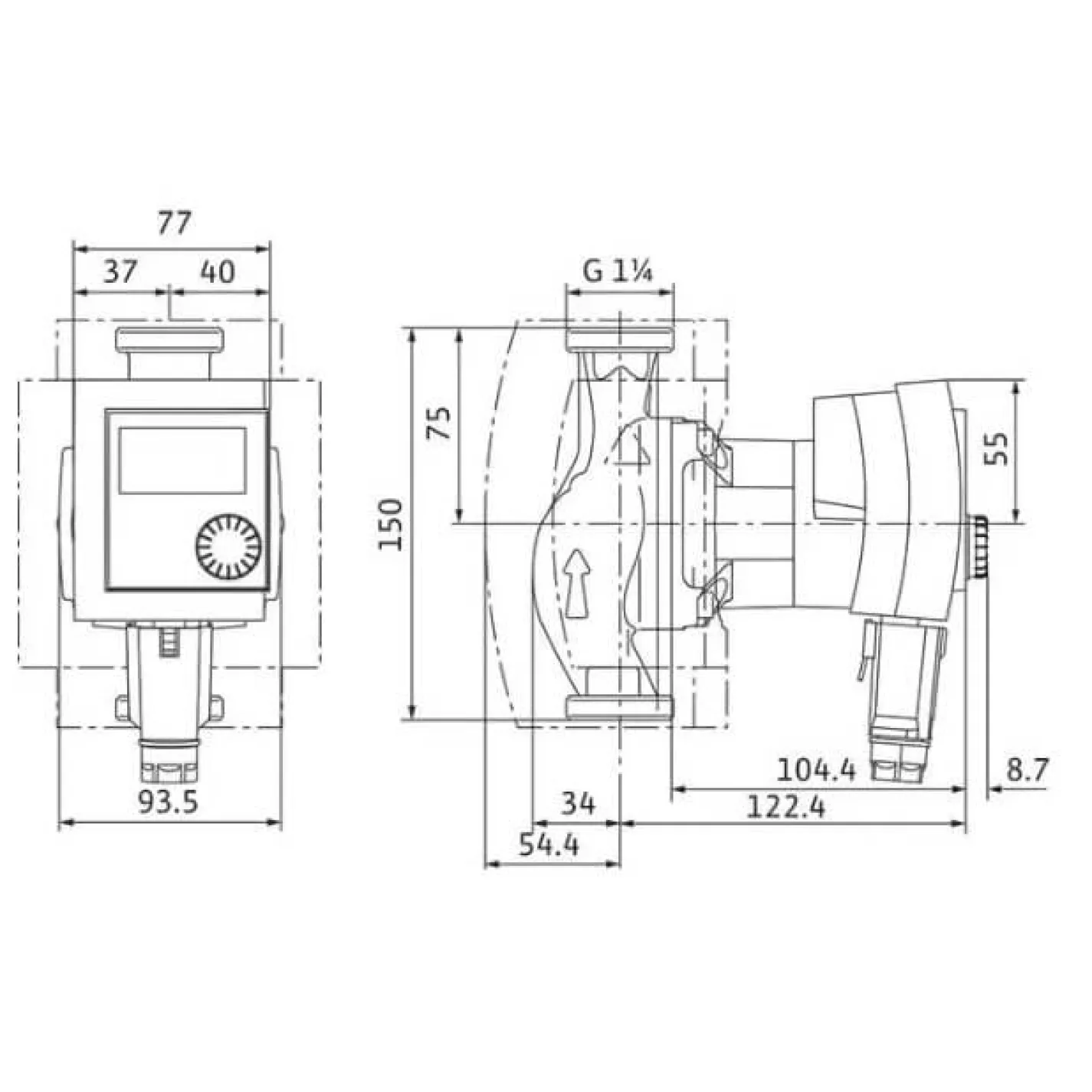 Циркуляційний насос Wilo Stratos Pico-Z 20/1-6 - Фото 1