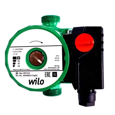 Циркуляционный насос Wilo Star-RS 15/4-130 (4063802)