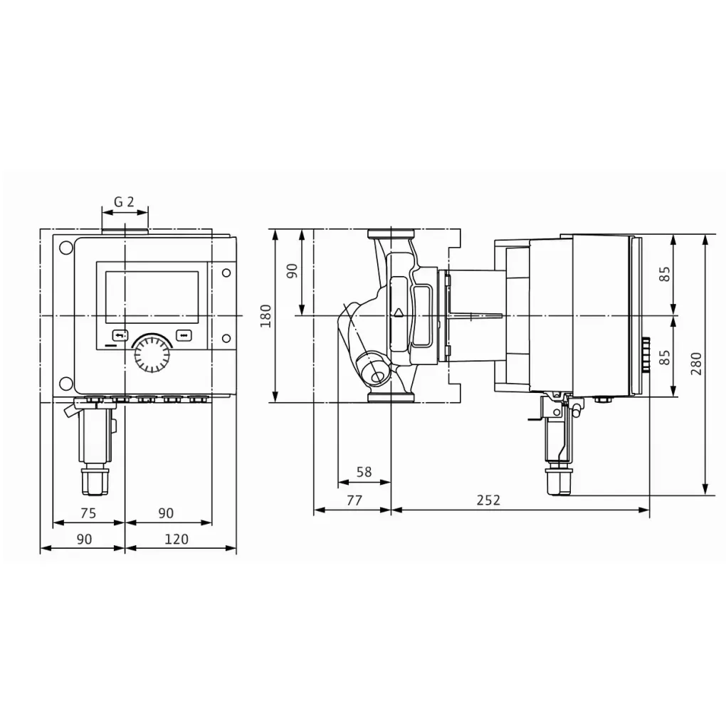 Циркуляційний насос Wilo Stratos MAXO 30/0,5-8 PN 10 (2164574)- Фото 3