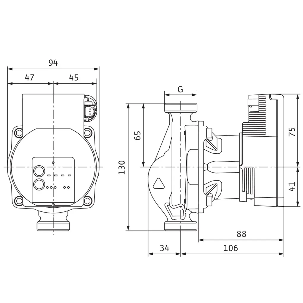 Циркуляционный насос Wilo Varios Pico-STG 25/1-8-130 (4232744)- Фото 2