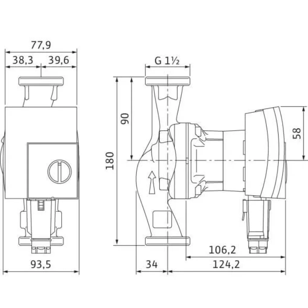Циркуляционный насос Wilo Yonos Pico 25/1-4 (4164013)- Фото 3