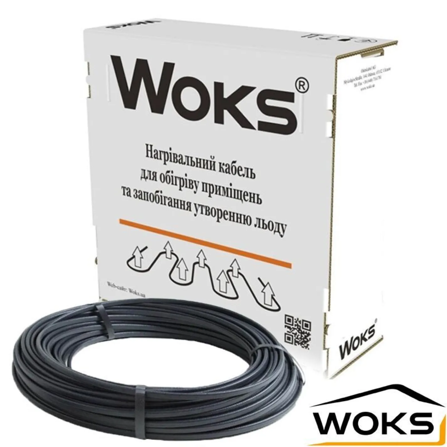 Нагрівальний кабель Woks 30T-1151 Вт (38м) - Фото 1