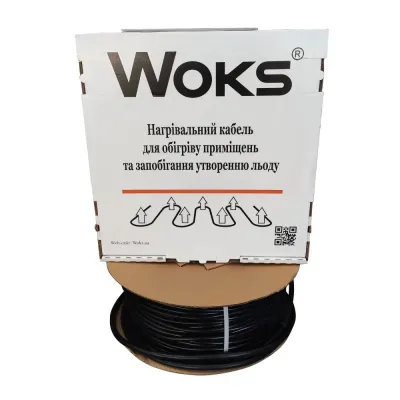 Нагревательный кабель Woks-30T, 2042 Вт (70м)