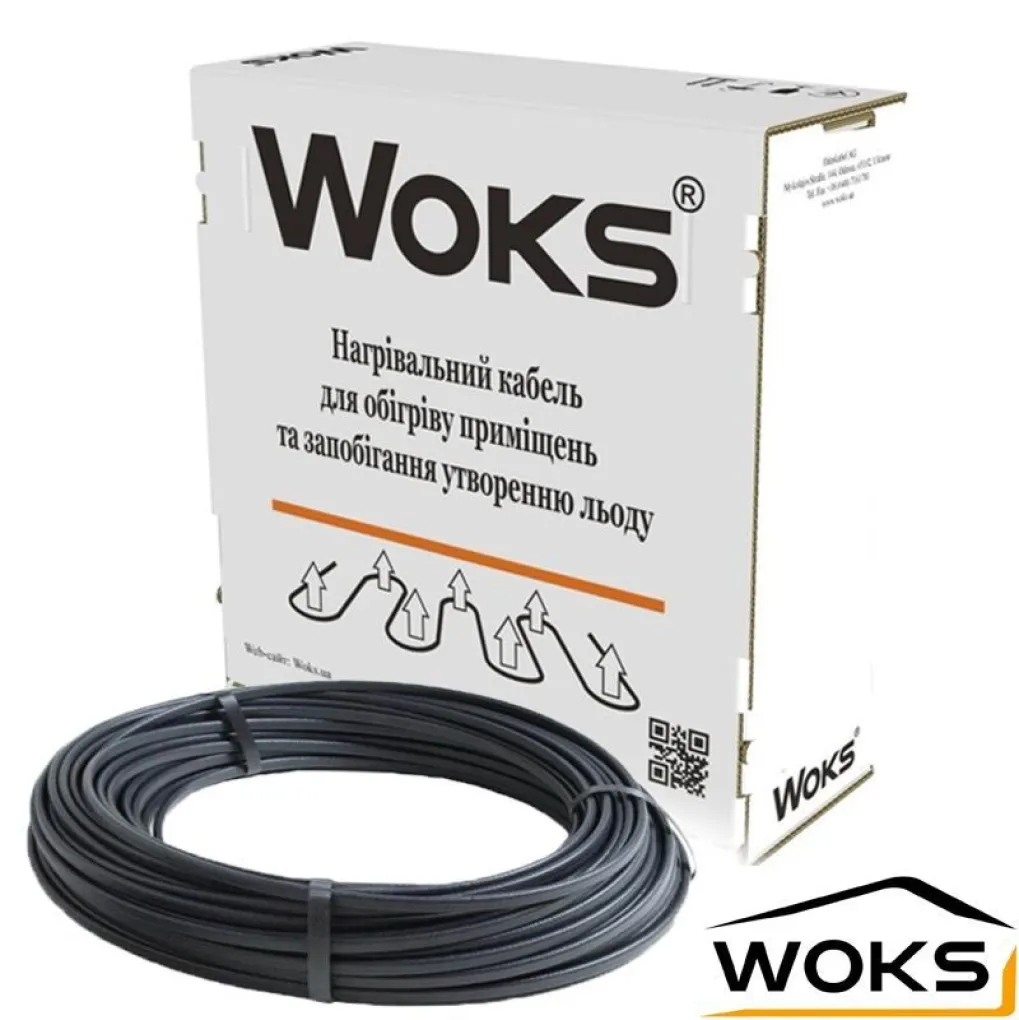 Нагревательный кабель Woks-30T, 671 Вт (21м)- Фото 2