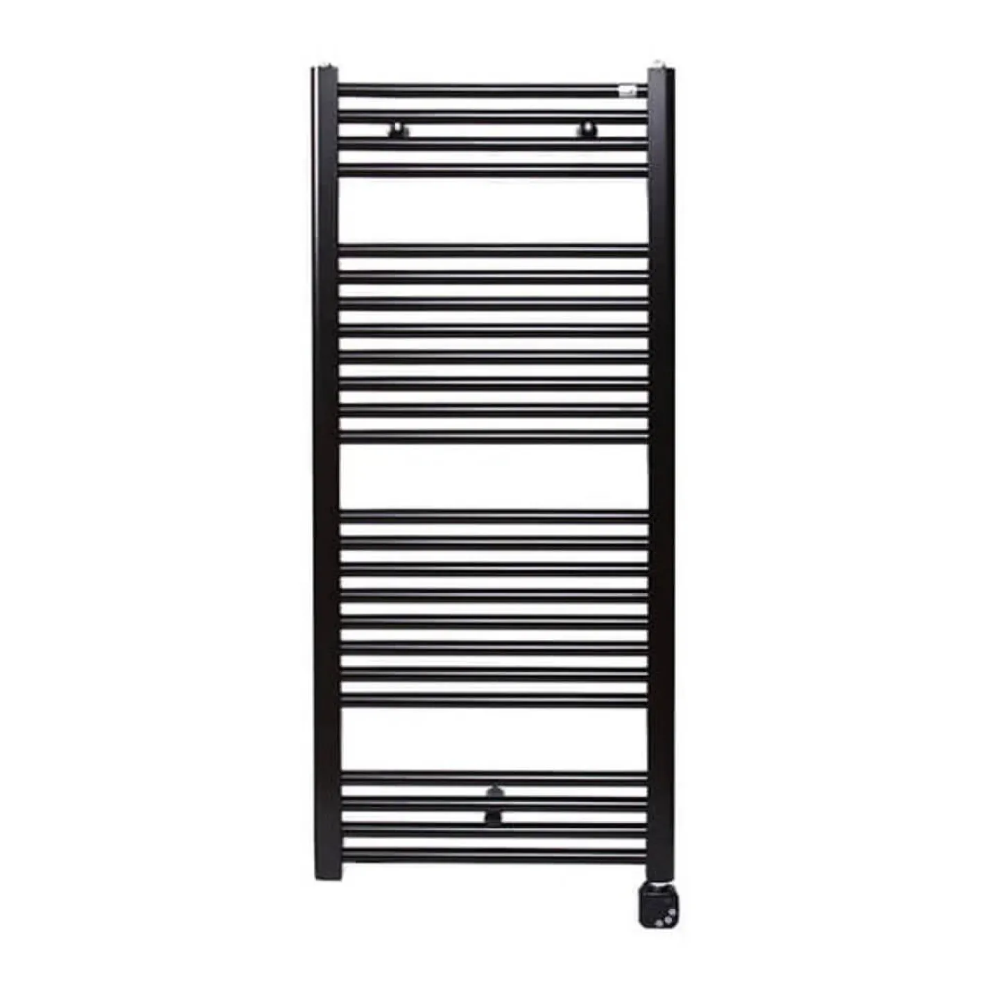 Електрична рушникосушка Zehnder Virando 500x1000 з теном HEC чорний матовий - Фото 1