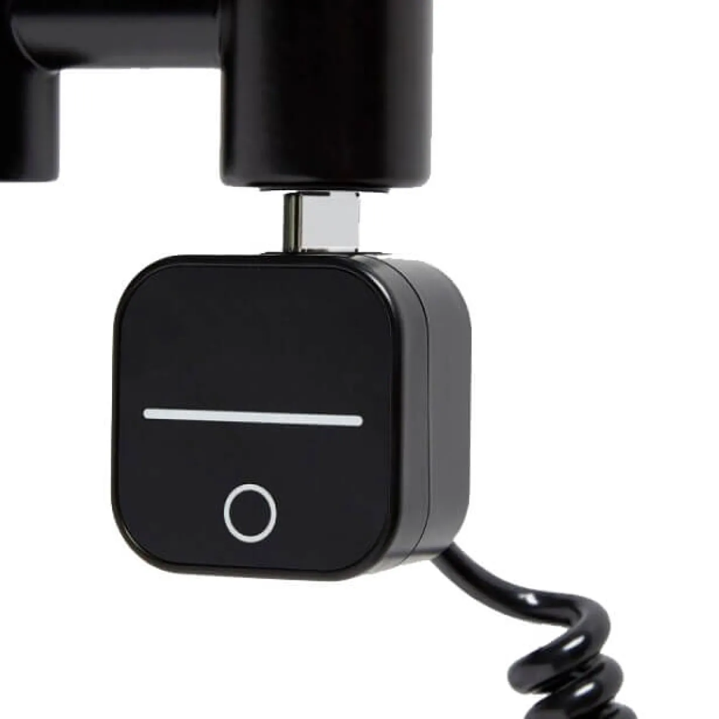 Электрический полотенцесушитель Zehnder Virando 500x1000 с теном Nex HOME WiFi с кабелем черный матовый - Фото 2
