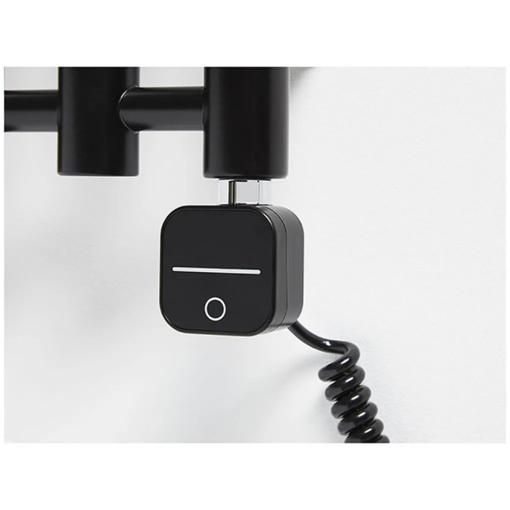 ТЕН Zehnder NEX для сушки для рушників 600 Вт 868MHz Bluetooth з кабелем чорний- Фото 3