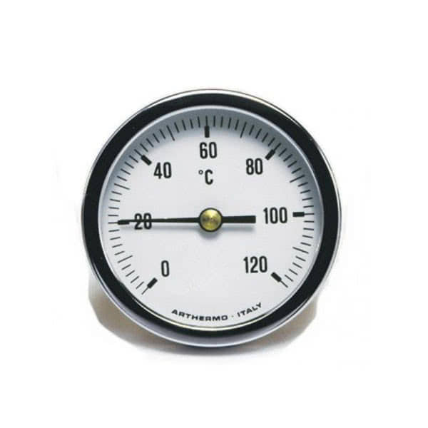 Термометр осевой Arthermo D=80мм, 0-120С под гильзу 50 мм