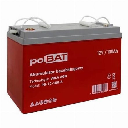 Аккумулятор для ИБП polBAT AGM 12V 100Ah