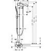 Смеситель для ванны напольный Hansgrohe Metropol Classic (31445000)- Фото 2