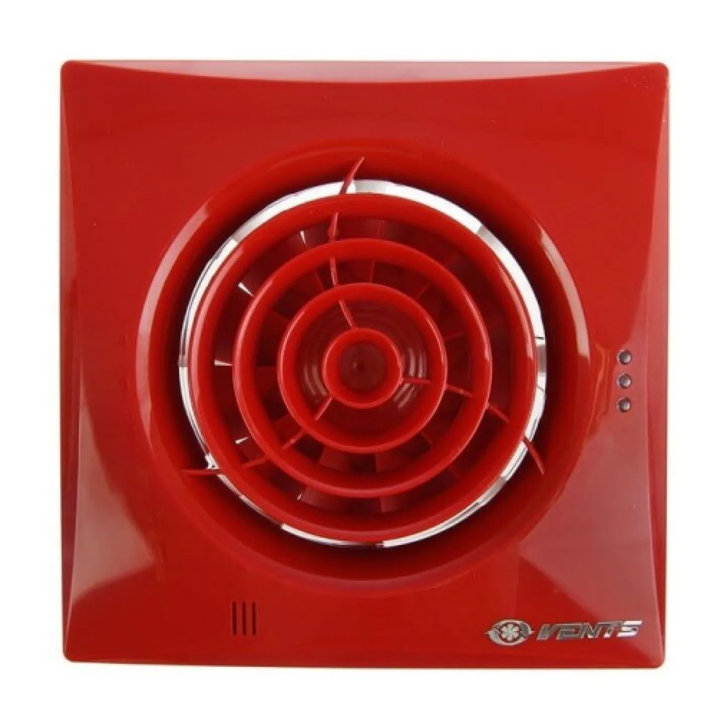Вытяжной вентилятор Вентс Квайт 125 красный - Фото 1