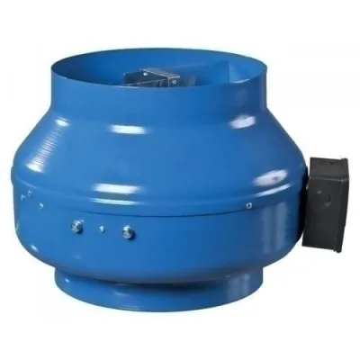 Канальний відцентровий вентилятор Вентс ВКМ 125 (бурий короб)