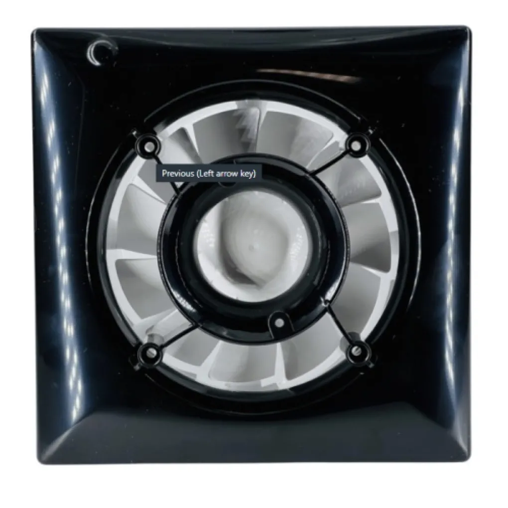 Витяжний вентилятор Вентс 125 Солід чорний сапфір- Фото 4