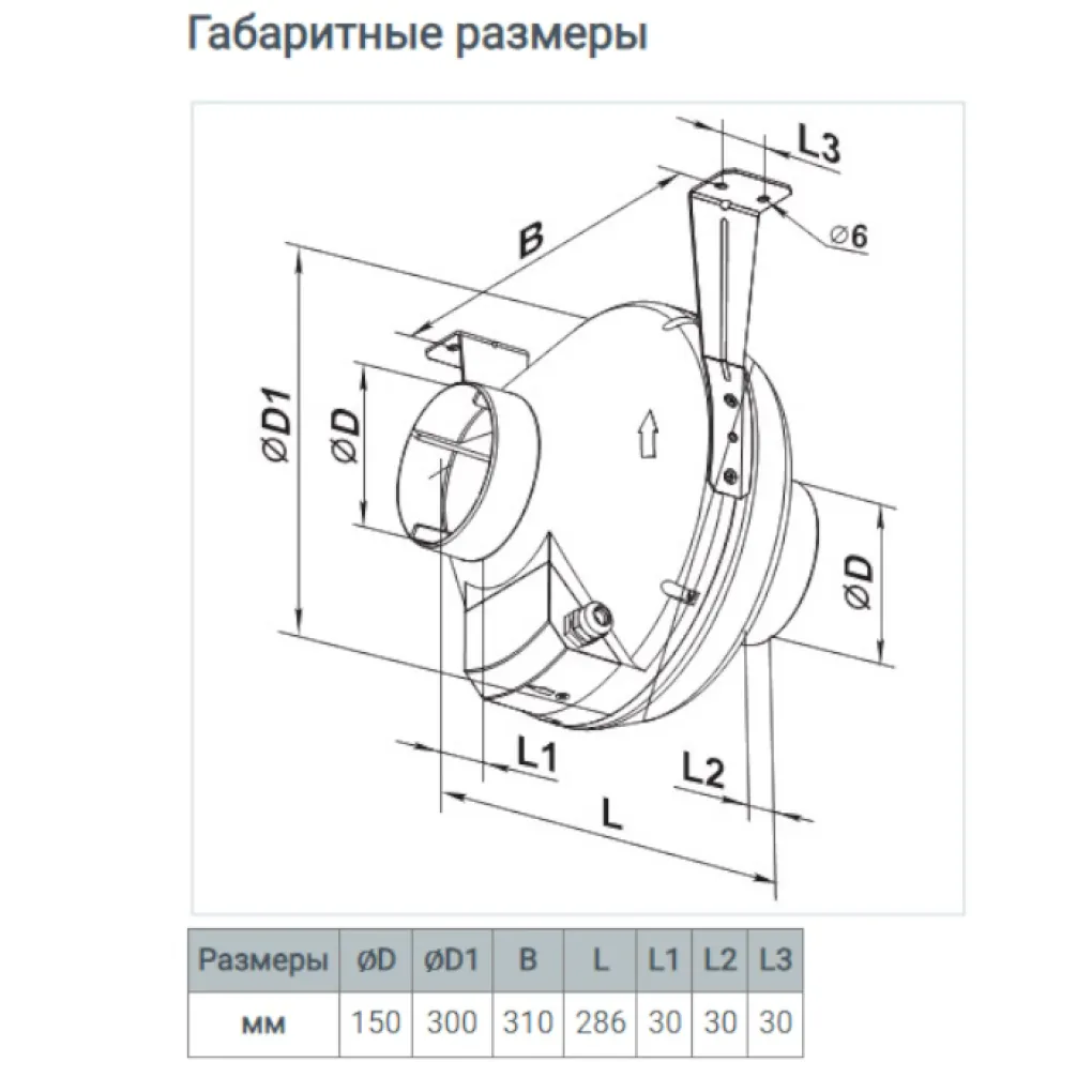 Канальний вентилятор Домовент ВК 150 (0688377455)- Фото 2