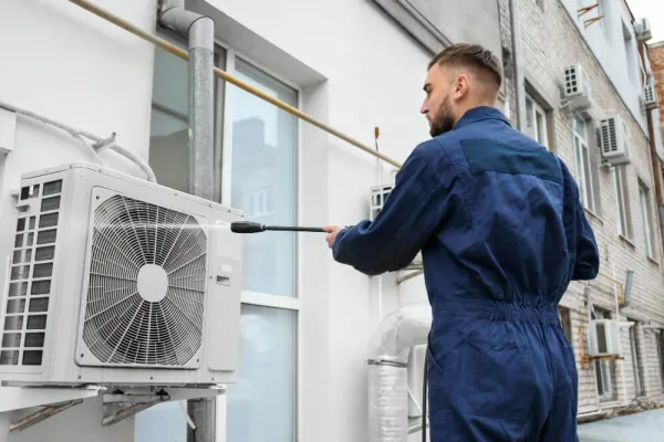 Самостоятельная чистка наружного блока кондиционера