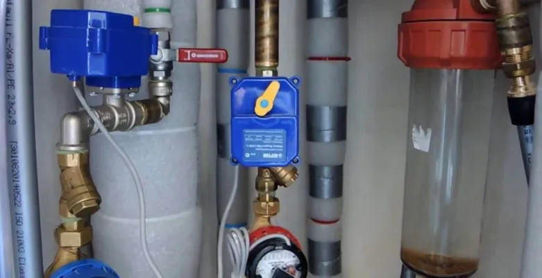 Установка систем защиты от протечек воды