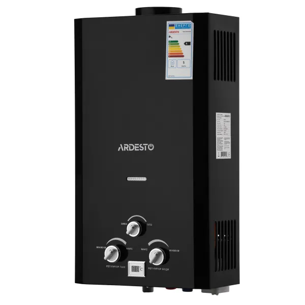 8-е місце займає газова колонка Ardesto X1 TFGBH-10B-X1 BLACK