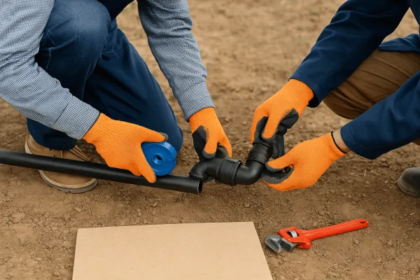 Монтаж трубопровода