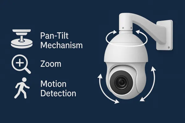 Основные компоненты PTZ камер